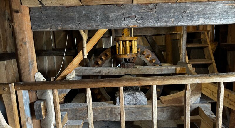 Der Nachbau einer Wassermühle in Bork Vikingehavn | © Andreas Kugler